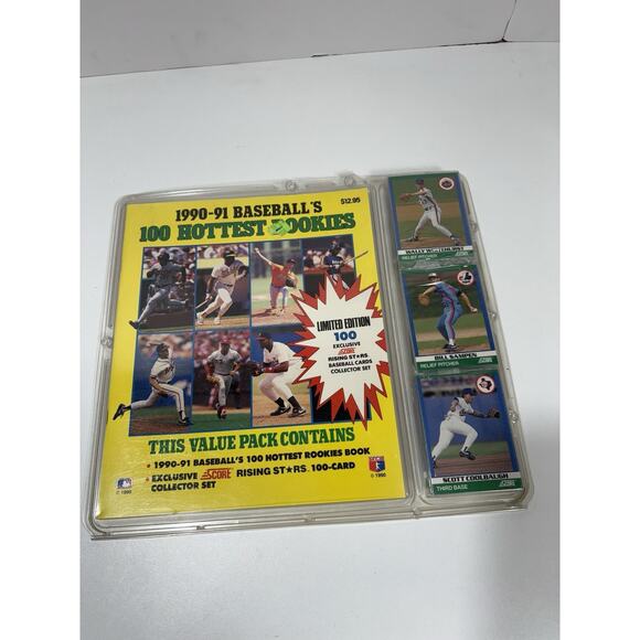 Lot Of 2 1991 Score Baseball Rising Stars Value Pack 100 Cards Sealed MLB Rare - Picture 5 of 10